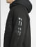 Black Colourblocked Hooded Jacket_399340+7