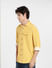 Yellow Dobby Full Sleeves Shirt_399358+3