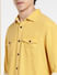 Yellow Dobby Full Sleeves Shirt_399358+5