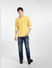 Yellow Dobby Full Sleeves Shirt_399358+6
