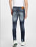 Blue Low Rise Distressed Glenn Slim Jeans_399361+4