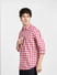Red Check Full Sleeves Shirt_399368+3