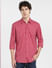 Red Check Full Sleeves Shirt_399369+2