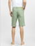 Green Low Rise Shorts_399379+4