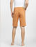 Orange Low Rise Shorts_399380+4