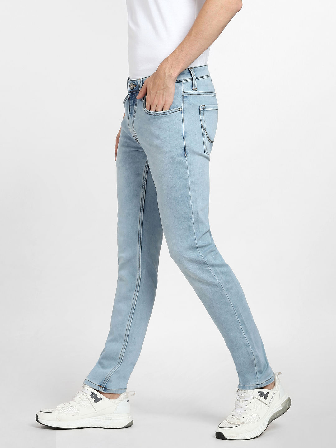 Buy Crocodile Men Blue Jean Slim Fit Stretchable Jeans