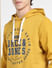 Yellow Logo Print Hooded Sweatshirt_399389+5