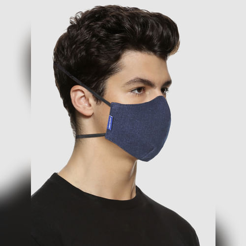 JACK&JONES Blue 3PLY Around the Head Loops Mask