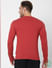 Red Logo Print Full Sleeves Crew Neck T-shirt_385909+4