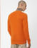 Orange Textured Pullover