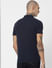 Navy Blue Polo Neck T-shirt 