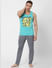 Grey Mid Rise Trackpants_386222+1