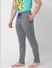 Grey Mid Rise Trackpants_386222+3