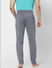 Grey Mid Rise Trackpants_386222+4