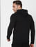 Black Logo Print Hooded Sweatshirt_386225+4