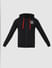 Black Hooded Zip Up Sweatshirt_386228+6