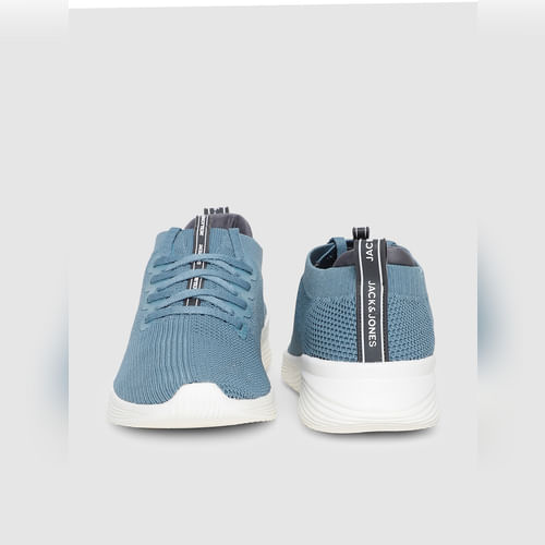 JACK&JONES Blue Stretch Knit Sneakers