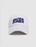 Grey Logo Print Baseball Cap_386165+1