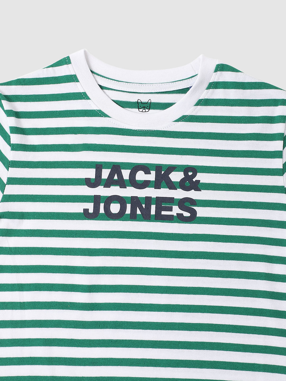 guess jeans green striped shirt