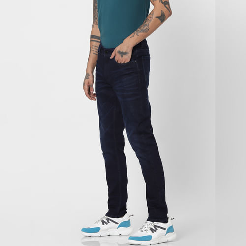 BESTSELLER CLOTHING Blue Low Rise Glenn Slim Jeans