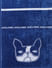 Dark Blue Logo Print Towel _386482+6