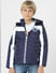 Boys Blue Colourblocked Puffer Jacket_402810+2