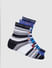 Boys Midi Length Striped Socks - Pack of 3_402891+2