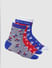 Boys Midi Length Printed Socks - Pack of 3_402892+2