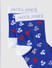 Boys Midi Length Printed Socks - Pack of 3_402892+8