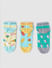 Boys Ankle Length Printed Socks - Pack of 3_402890+7