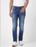 Light Blue Low Rise Distressed Ben Skinny Jeans_402992+2
