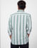 Green Striped Full Sleeves Shirt_402986+4