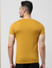Yellow Logo Print T-shirt_402957+4