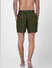 Green Cotton Printed Boxers_402924+4