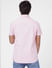 Pink Check Print Short Sleeves Shirt_402912+4