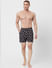 Black All Over Print Astronaut Boxers_380810+2