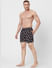 Black All Over Print Astronaut Boxers_380810+3