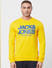 Bright Yellow Logo Print Sweatshirt_380827+6