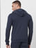 Navy Hooded Logo Print Sweatshirt_380831+4