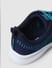 Aqua Blue Printed Mesh Sneakers_403289+8