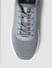 Grey Mesh Lace-Up Sneakers_403286+7