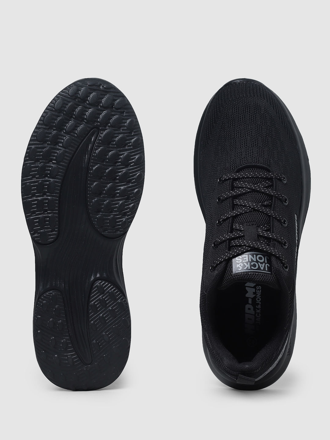 Black store mesh sneakers