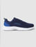 Blue Mesh Logo Print Sneakers_403294+3