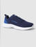 Blue Mesh Logo Print Sneakers_403294+4