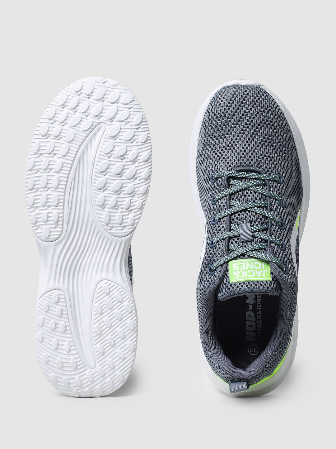 REFOAM Men's Grey Mesh Casual Sports Running Shoes – Refoam