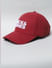 Red Embroidered Logo Baseball Cap_403323+5