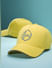 Yellow Branding Detail Baseball Cap_403330+1