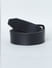 Black Printed Leather Belt_403338+3
