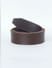 Brown Printed Leather Belt_403339+3