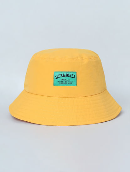 Orange Patch Branding Bucket Hat